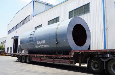 Φ3.2m zinc oxide rotary kiln shipped to Jiyuan
